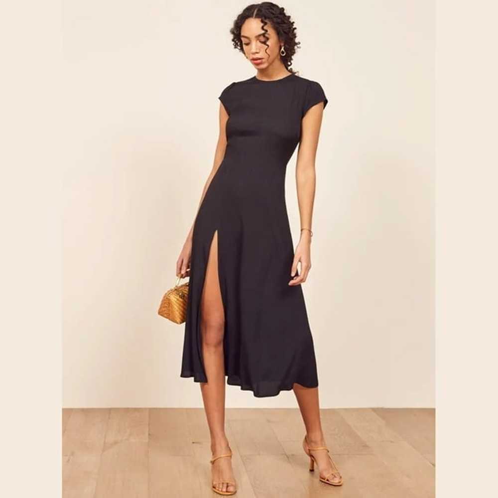 Reformation Gavin Dress - Black - Size 6 - Like N… - image 3