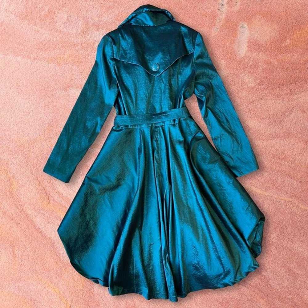 Iridescent Teal Church Dress - image 2