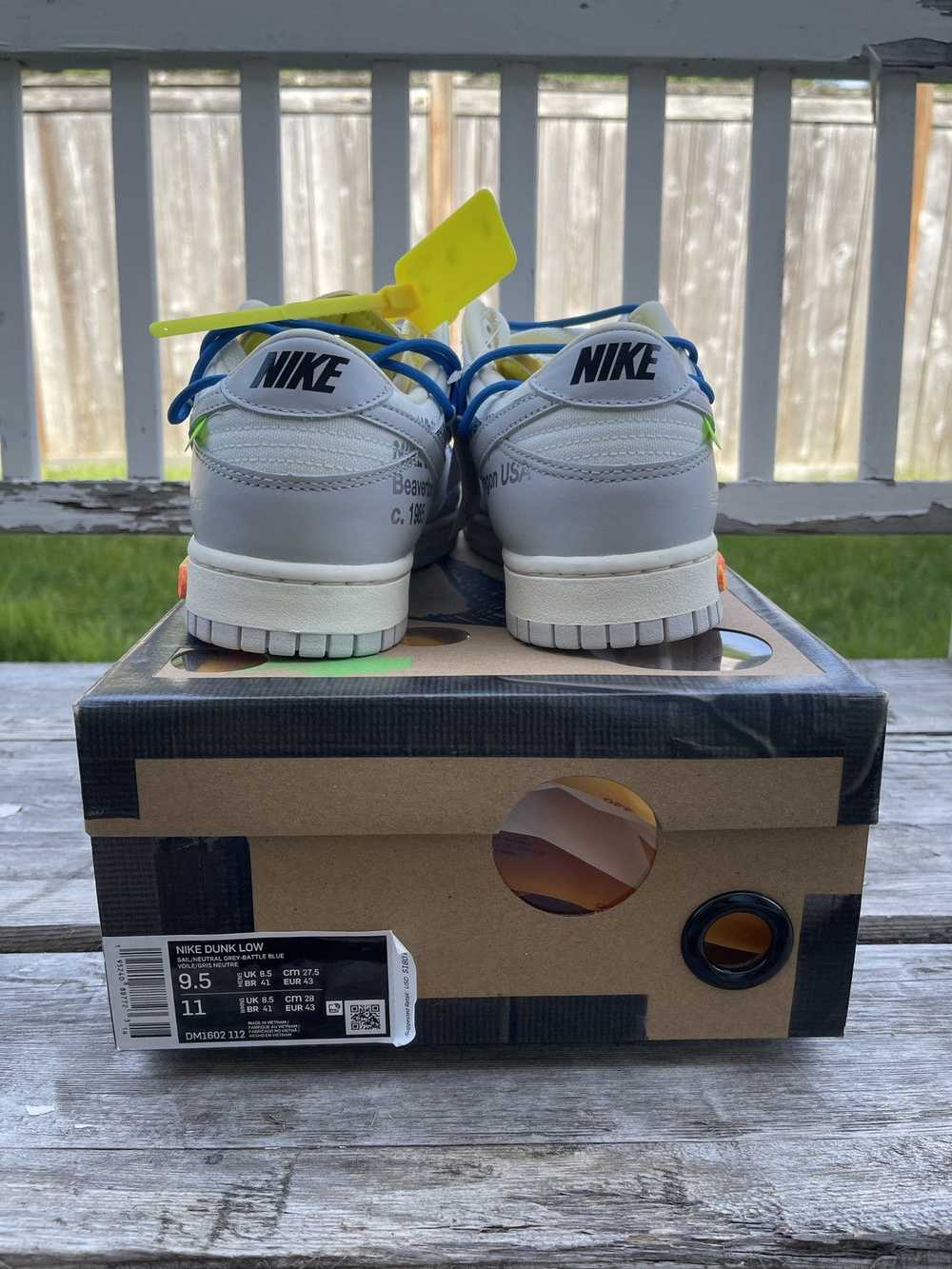 Nike × Off-White Off White x Nike Dunk Low “Lot 1… - image 4
