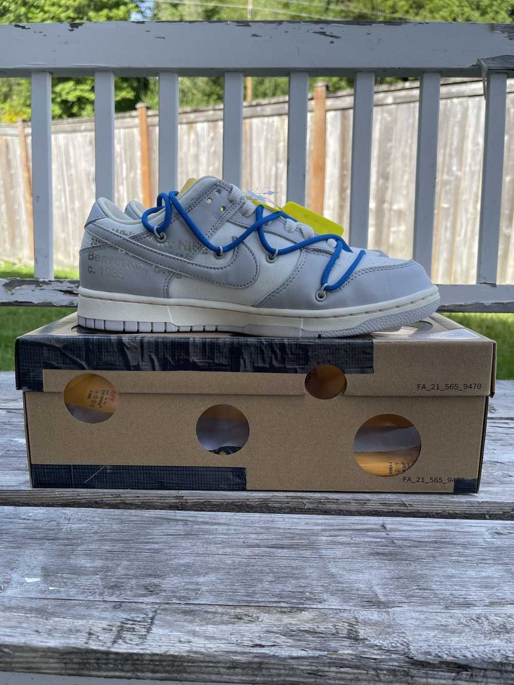 Nike × Off-White Off White x Nike Dunk Low “Lot 1… - image 6