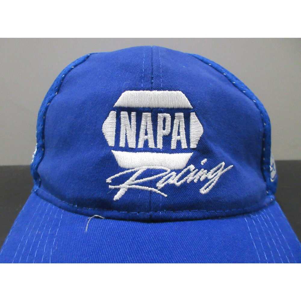 NASCAR Nascar Hat Cap Strap Back Blue White Napa … - image 2