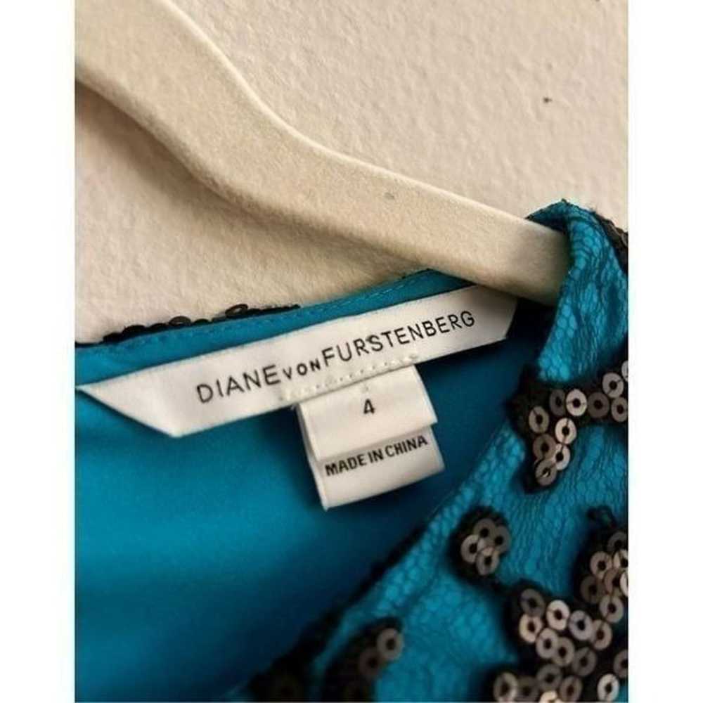 NWOT Diane Von Furstenberg Kaleb Embellished Lace… - image 11