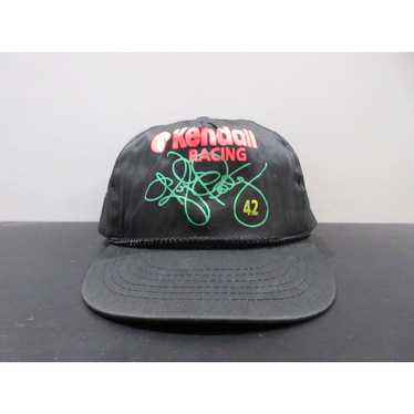 NASCAR VINTAGE Nascar Hat Cap Snap Back Black Ken… - image 1