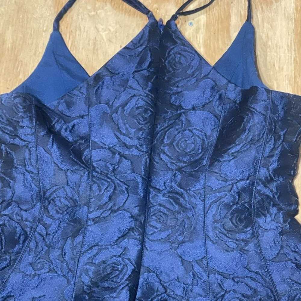 Halston Heritage Dress Sleeveless V-neck Floral J… - image 5