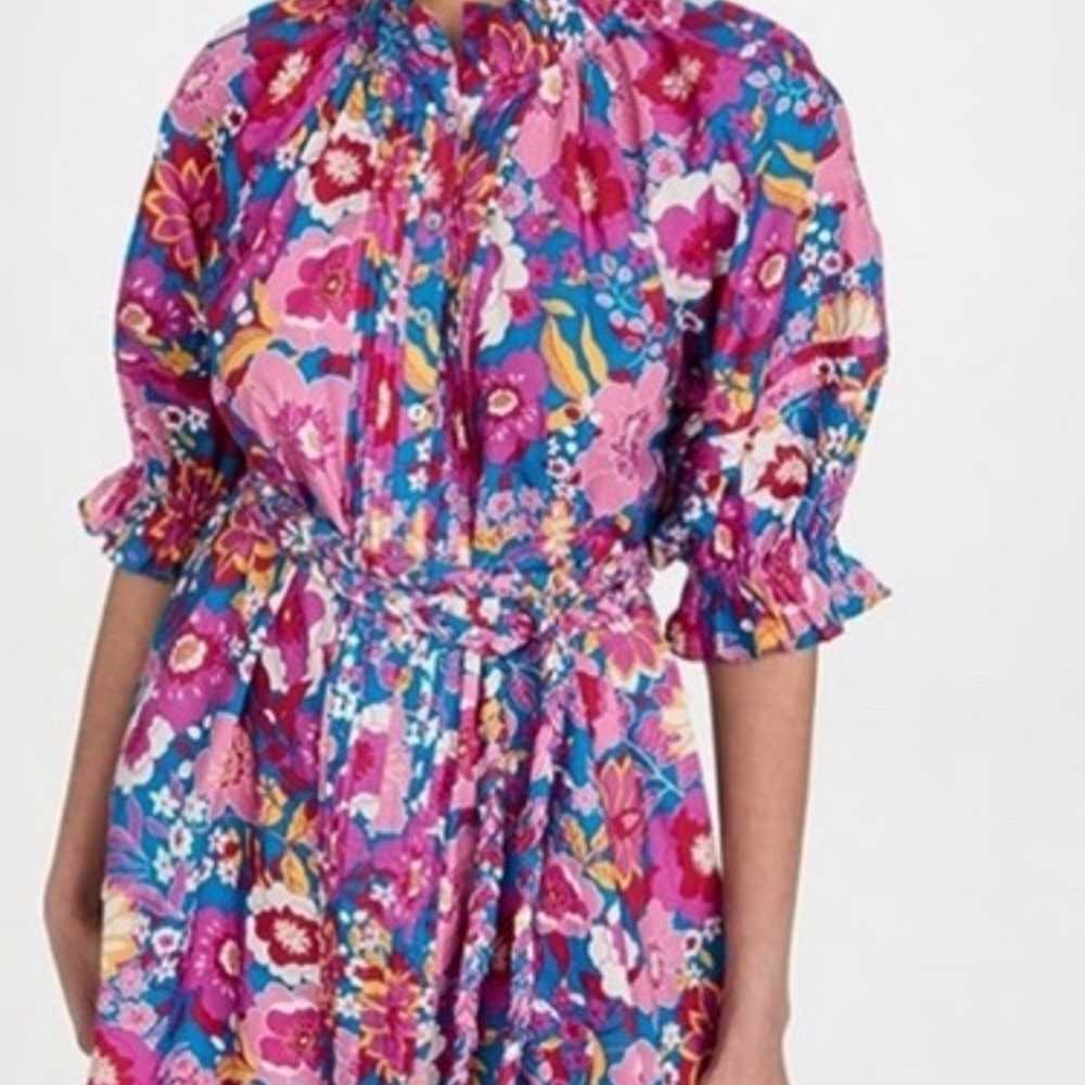 Figue Billie Dress in Retro Floral Pink - image 1