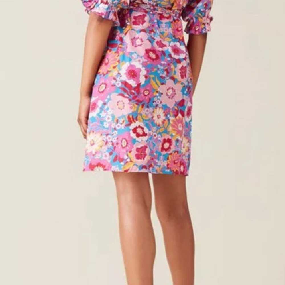 Figue Billie Dress in Retro Floral Pink - image 2