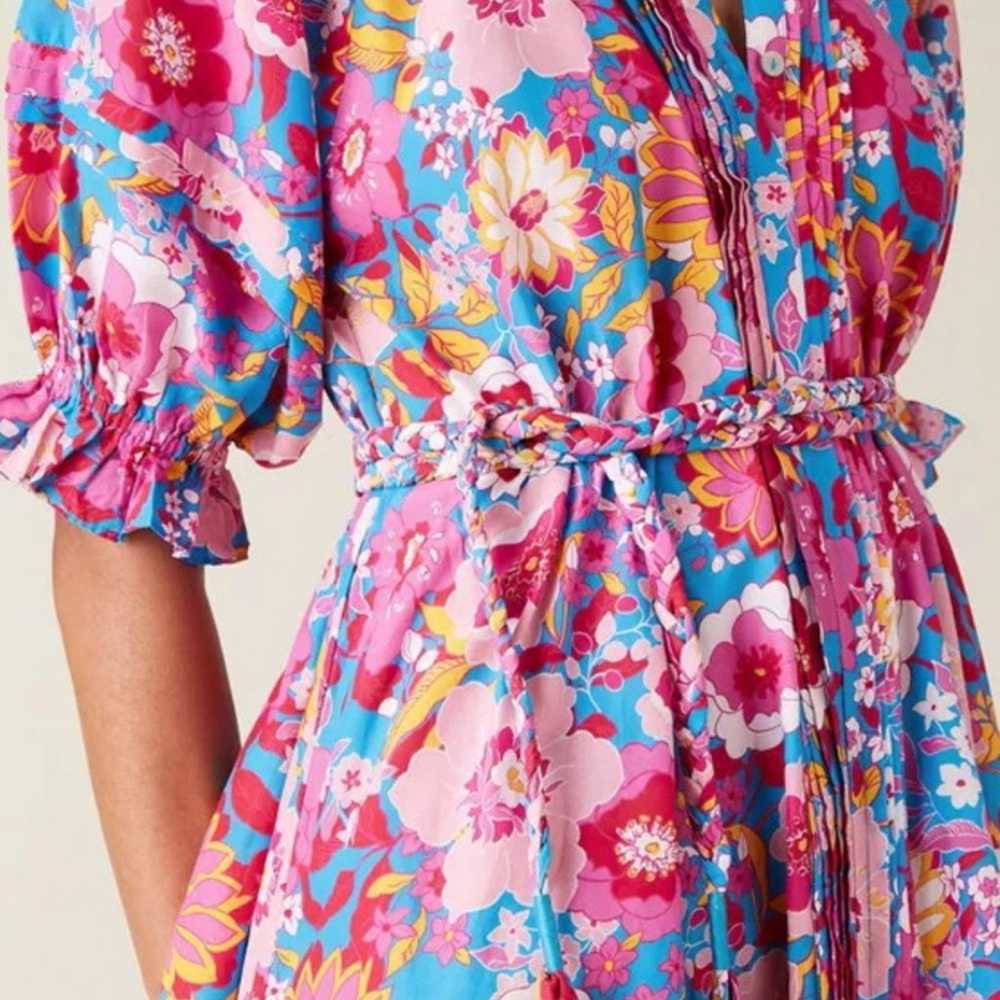 Figue Billie Dress in Retro Floral Pink - image 3