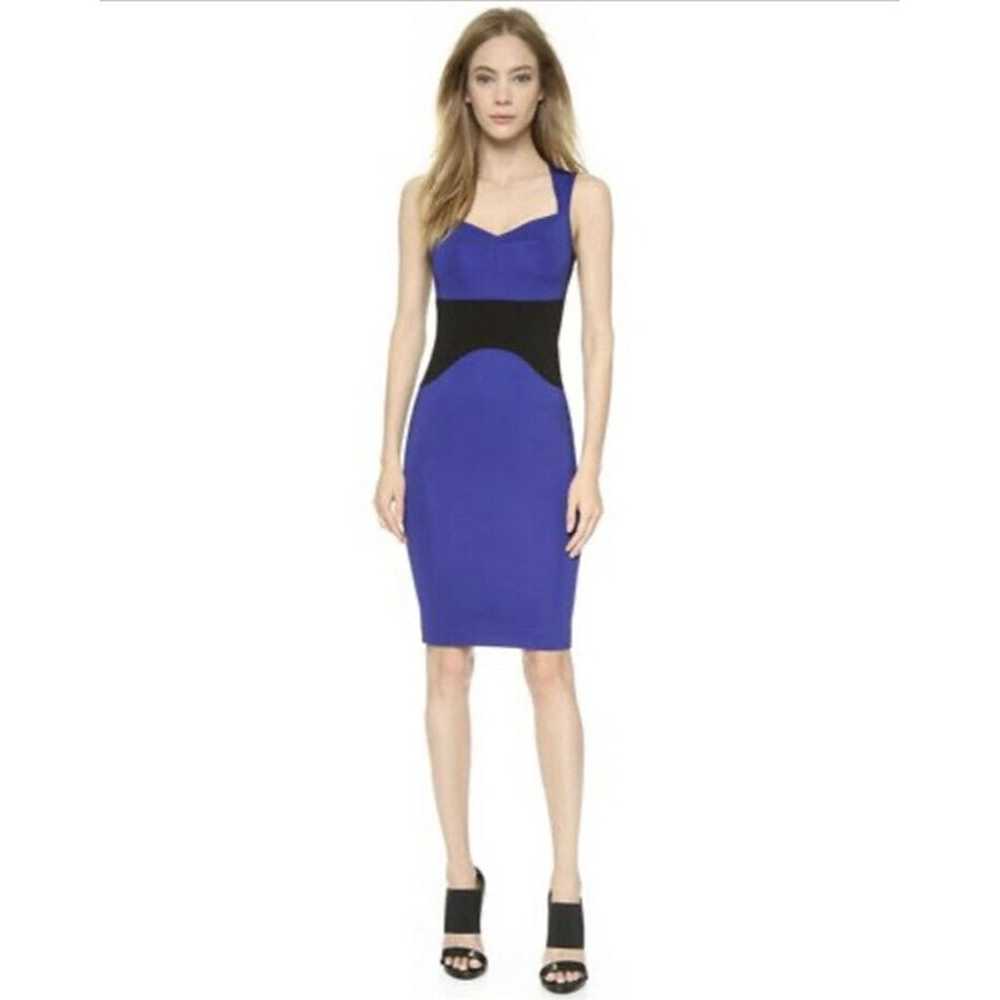 Yigal Azrouel Black & Blue Color Block Sweetheart… - image 1