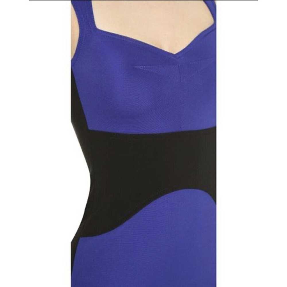 Yigal Azrouel Black & Blue Color Block Sweetheart… - image 2