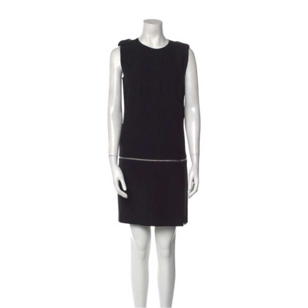 Alexander McQueen Black Zipper Mini Dress - image 1