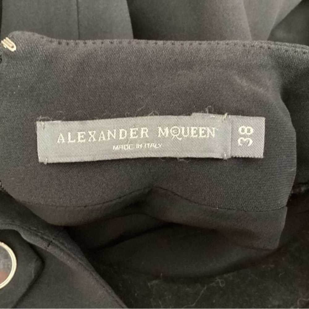 Alexander McQueen Black Zipper Mini Dress - image 5