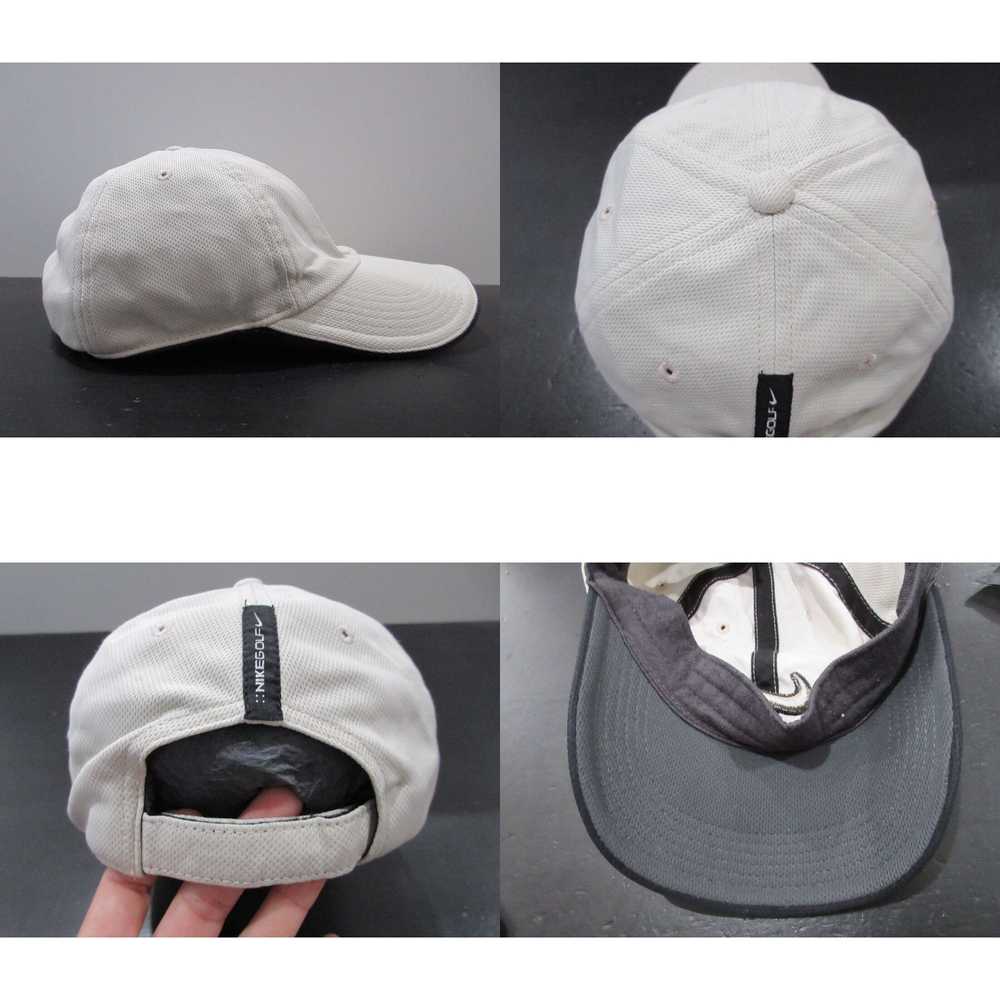 Nike Nike Hat Cap Strap Back White Brown Swoosh G… - image 4