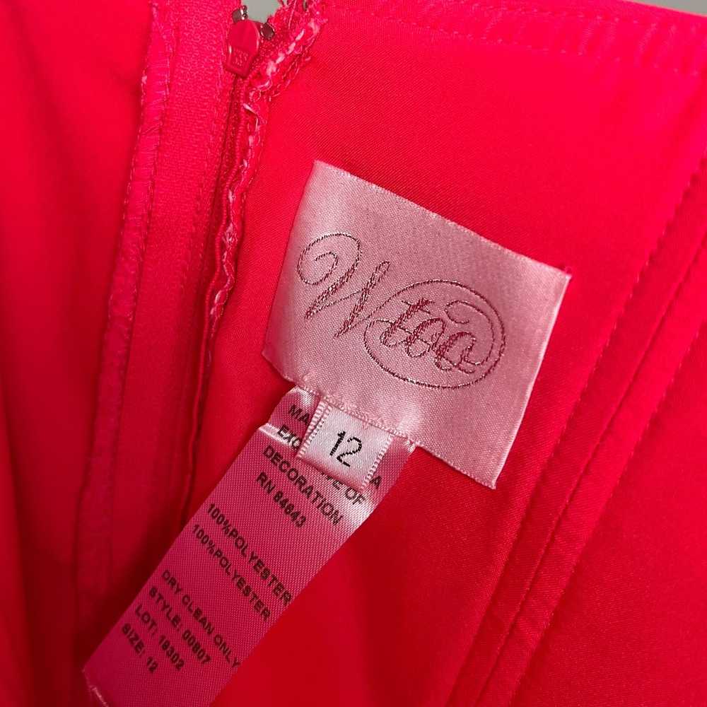 Wtoo Bright Pink Gown size 12 - image 4