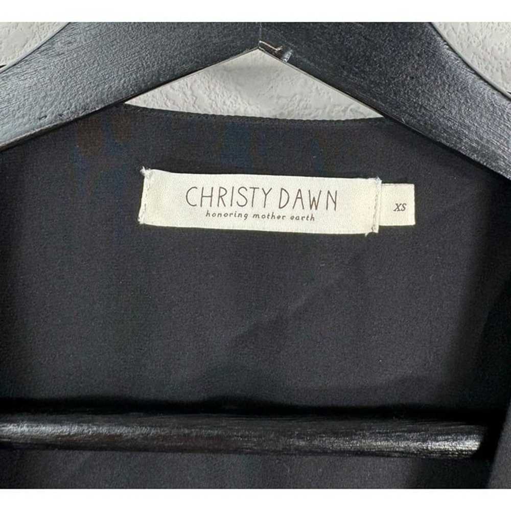 Christy Dawn 100% SILK Rosemary black maxi dress … - image 3