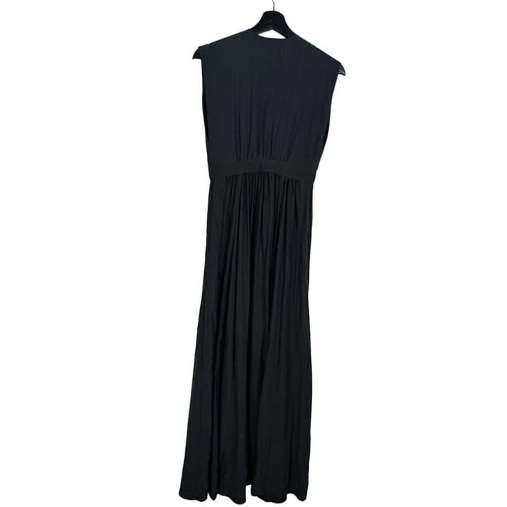 Christy Dawn 100% SILK Rosemary black maxi dress … - image 4