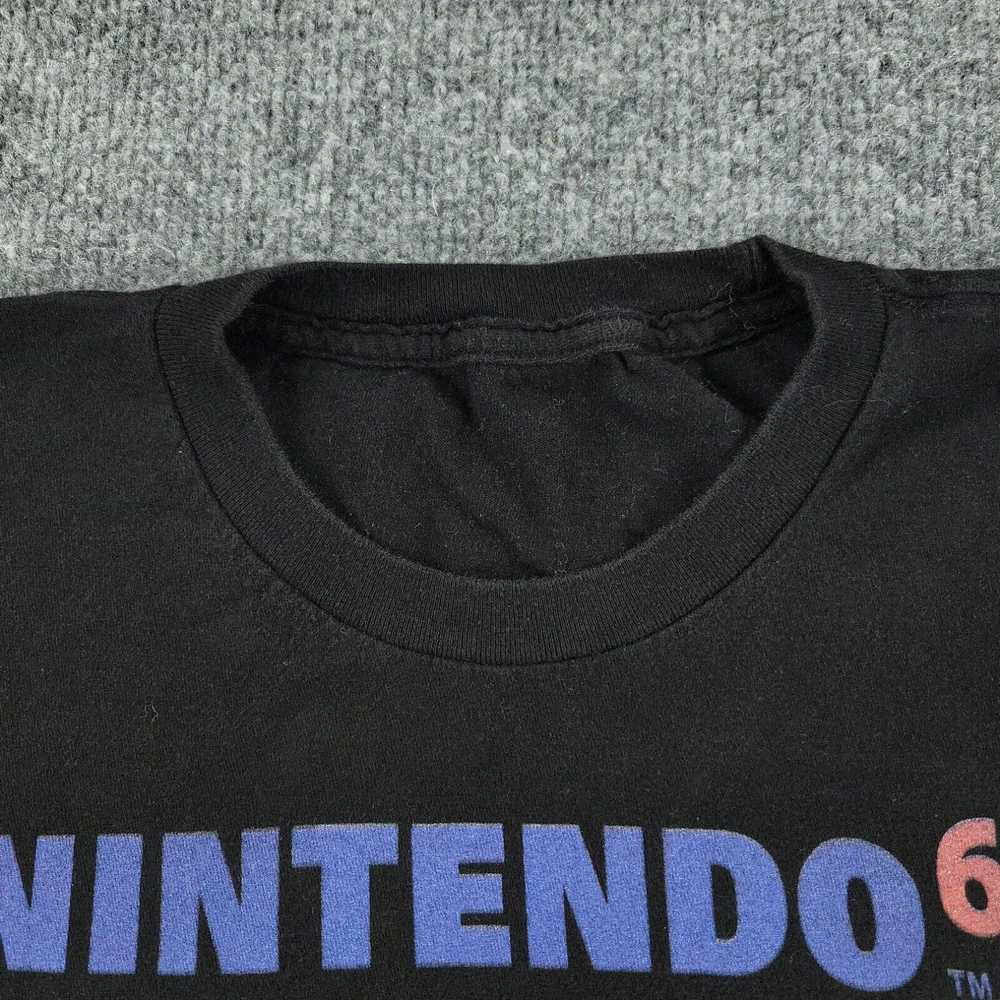 Nintendo Nintendo 64 Shirt Women Medium Black Log… - image 3