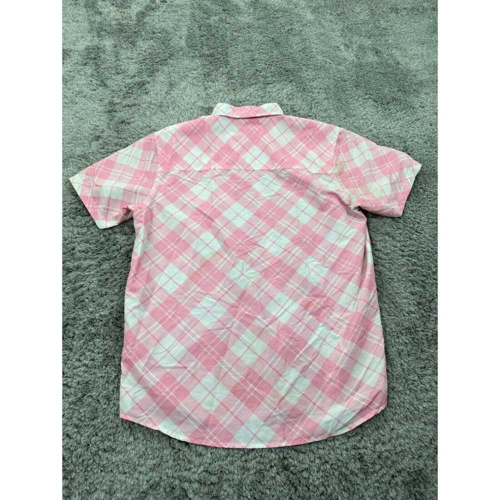 Pinko Switch Remarkable Shirt Mens Large Pink Pla… - image 2