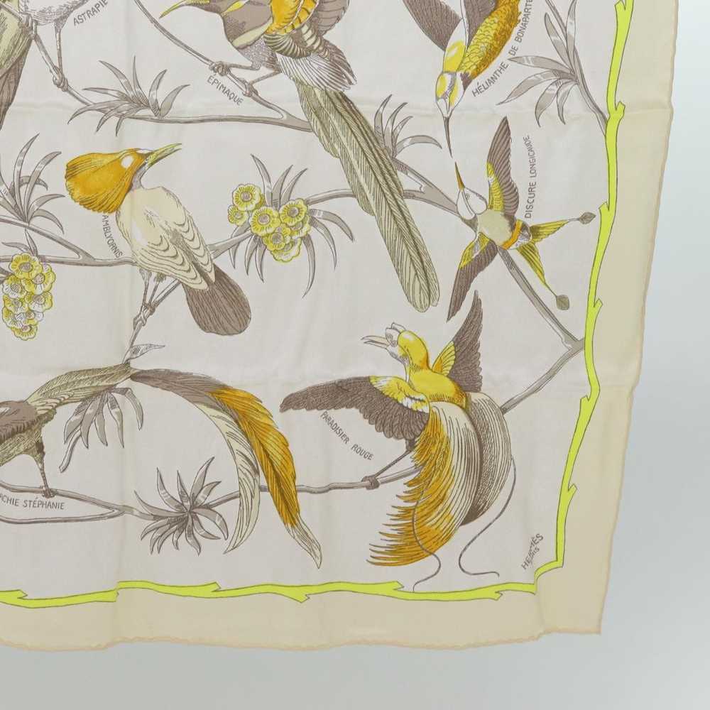 Hermes HERMES Carre 70 OISEAUX DES ILES Scarf Sil… - image 4