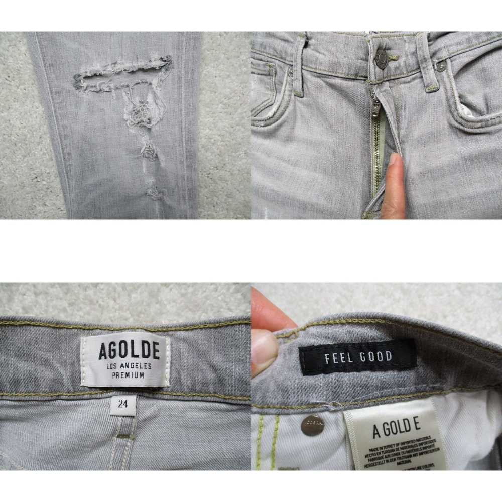 Agolde AGOLDE Jeans Womens 24 Gray Feel Good Skin… - image 4