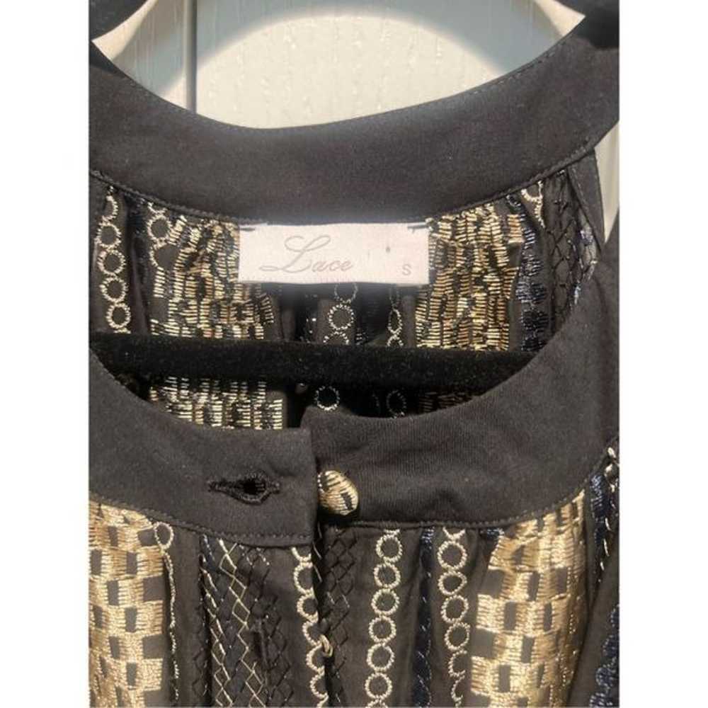 LACE the Label Black gold cotton maxi sleeveless … - image 6
