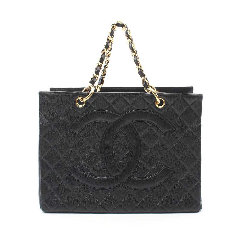 Chanel Matelasse Big Coco Mark Chain Handbag Chai… - image 1