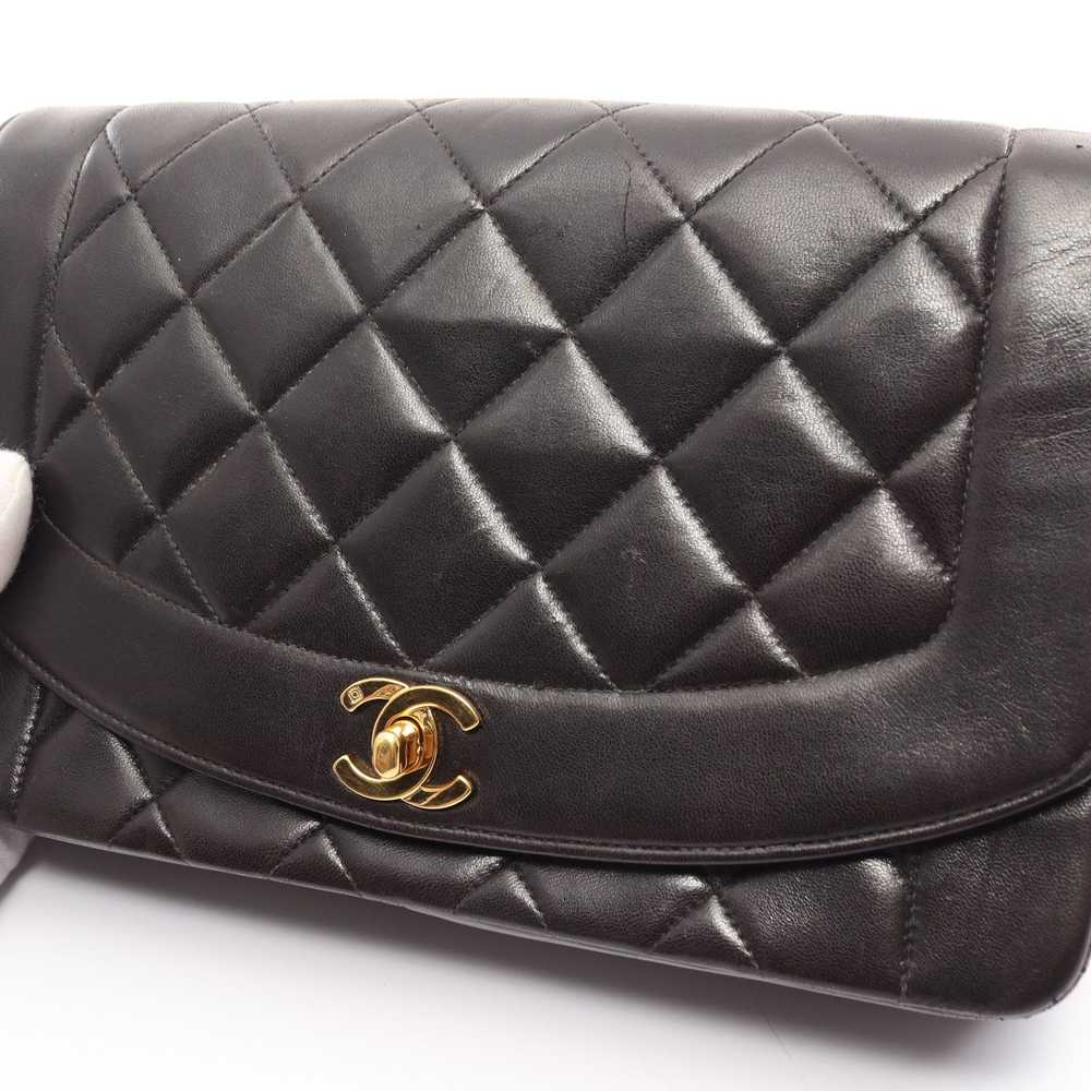 Chanel Matelasse Diana Flap Chain Shoulder Bag La… - image 7
