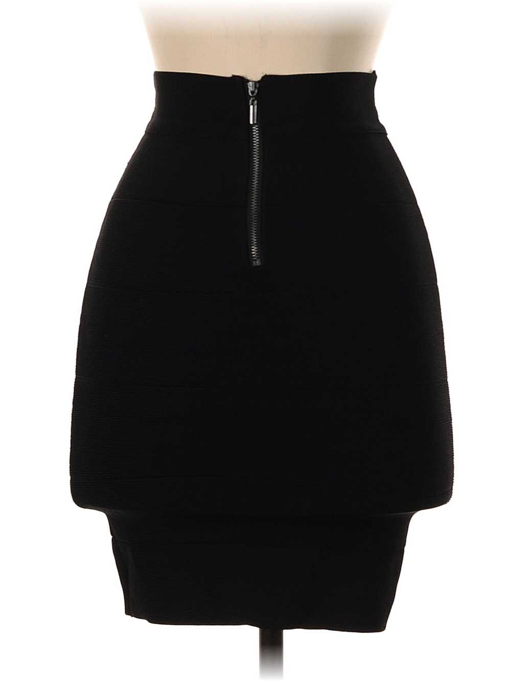 Bebe Women Black Casual Skirt S - image 2