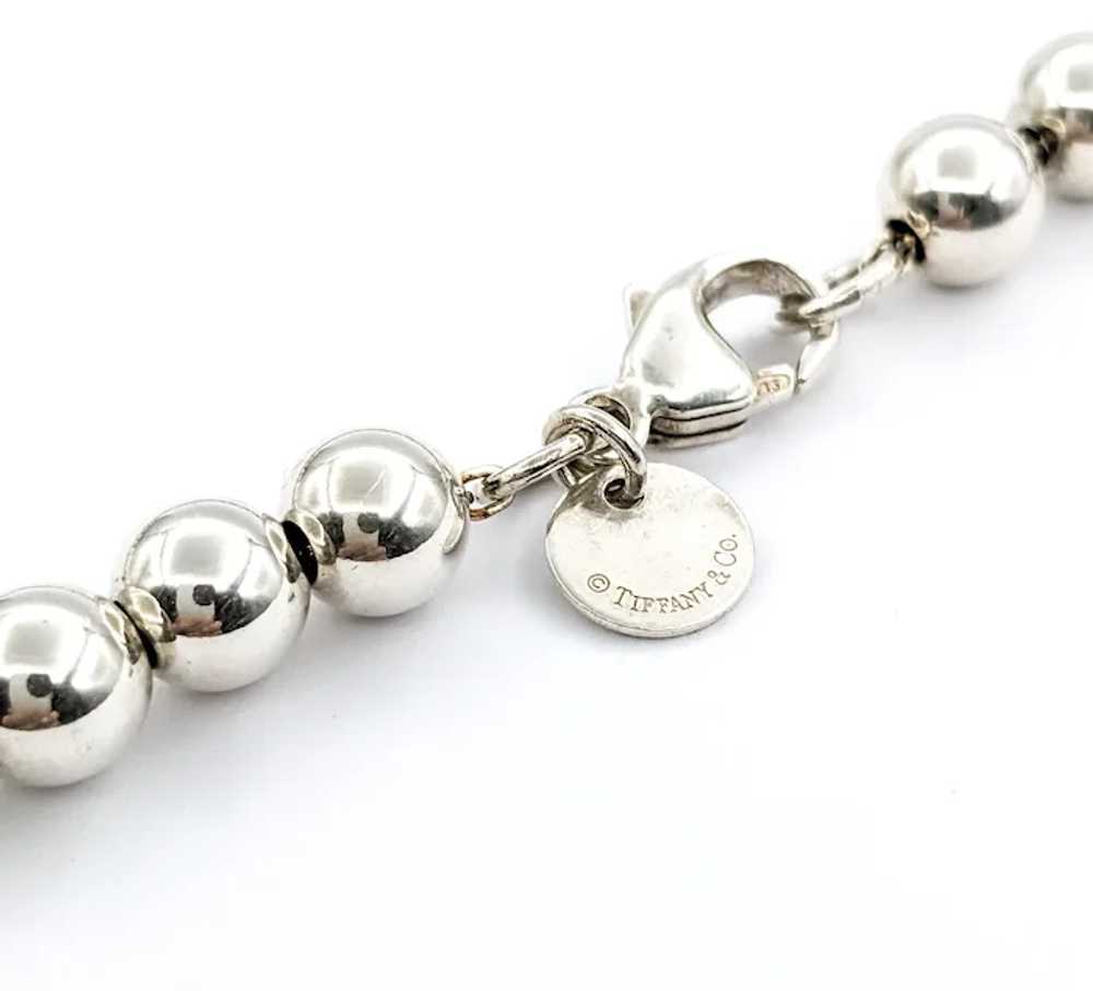 Tiffany Hardwear Graduated Beaded Necklace in Ste… - image 6