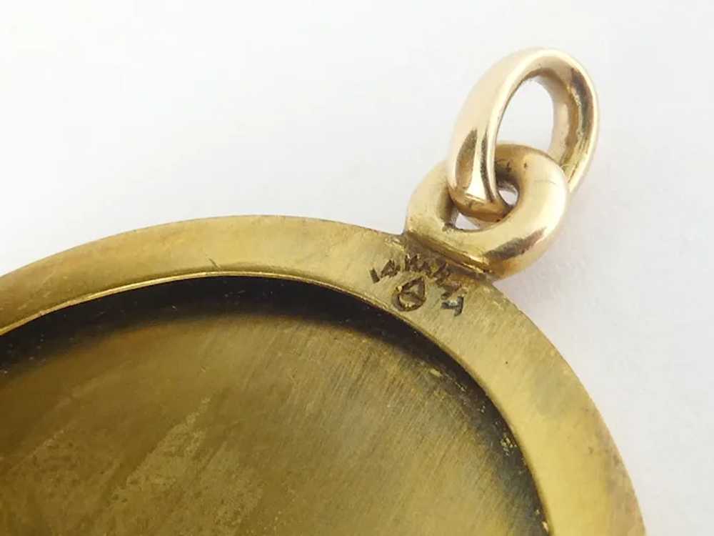 Antique Victorian 14K Yellow Gold, Ros-Cut Diamon… - image 8