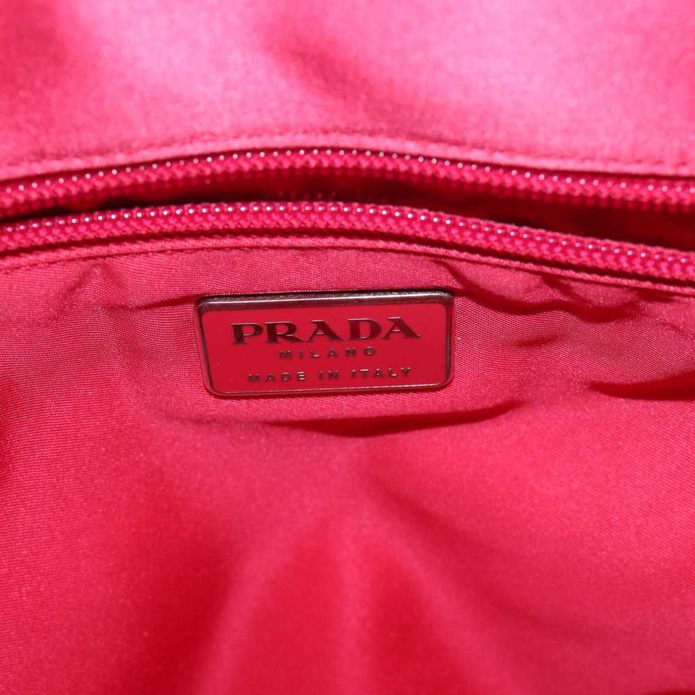 Prada PRADA Hand Bag Satin Red Auth 69745 - image 10