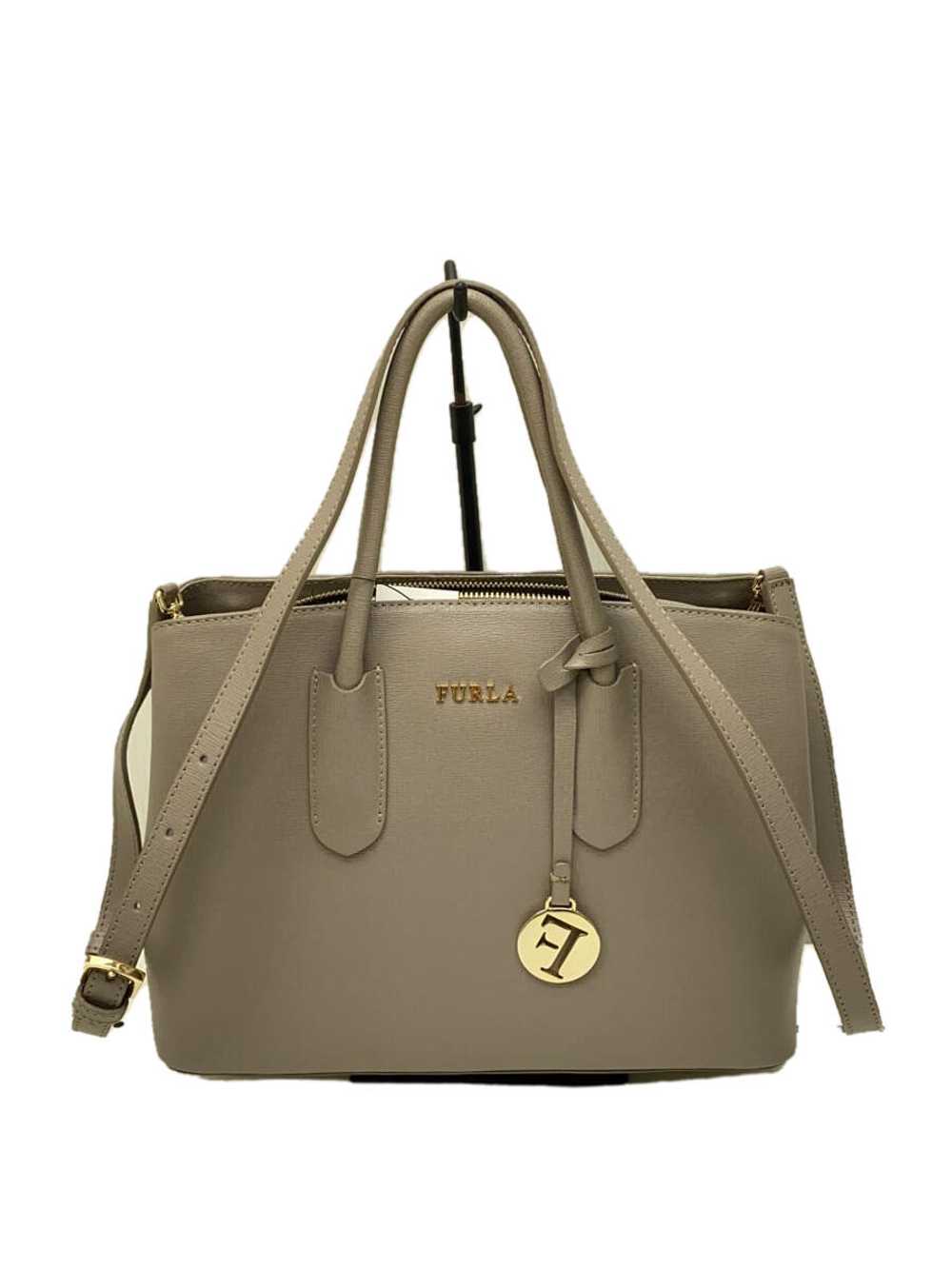 Furla/Handbag/Leather/Gray/Plain Bag - image 1
