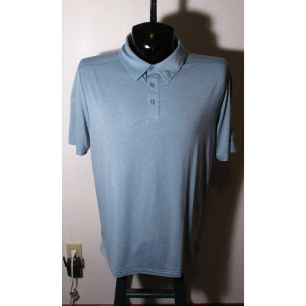 Marmot Men's MARMOT Blue Viscose Short Sleeve Pol… - image 1