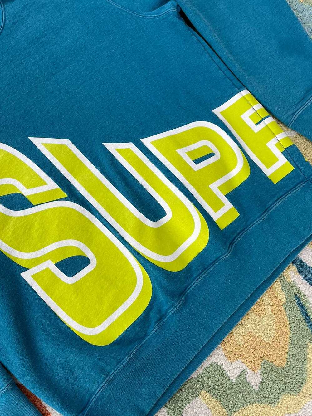 Supreme Supreme Side Arc Crewneck SS18 Blue - image 3