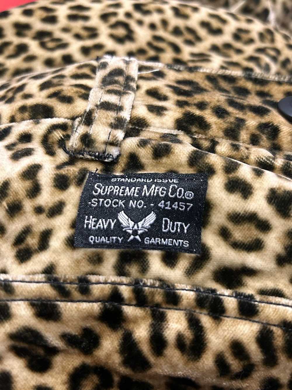 Supreme Supreme velvet cargo animal leopard pants - image 6