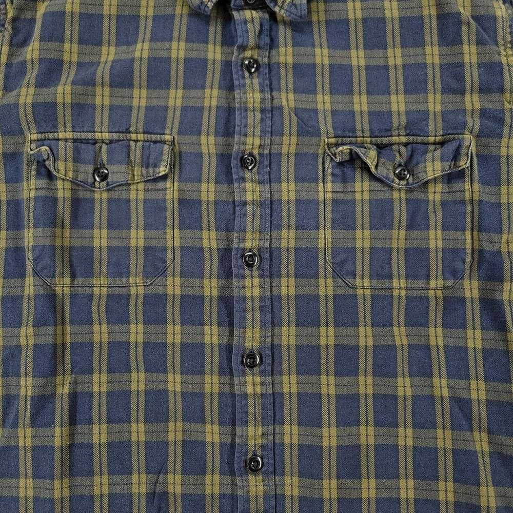 J.Crew J Crew Button Shirt Men's XL Blue Plaid Fl… - image 2