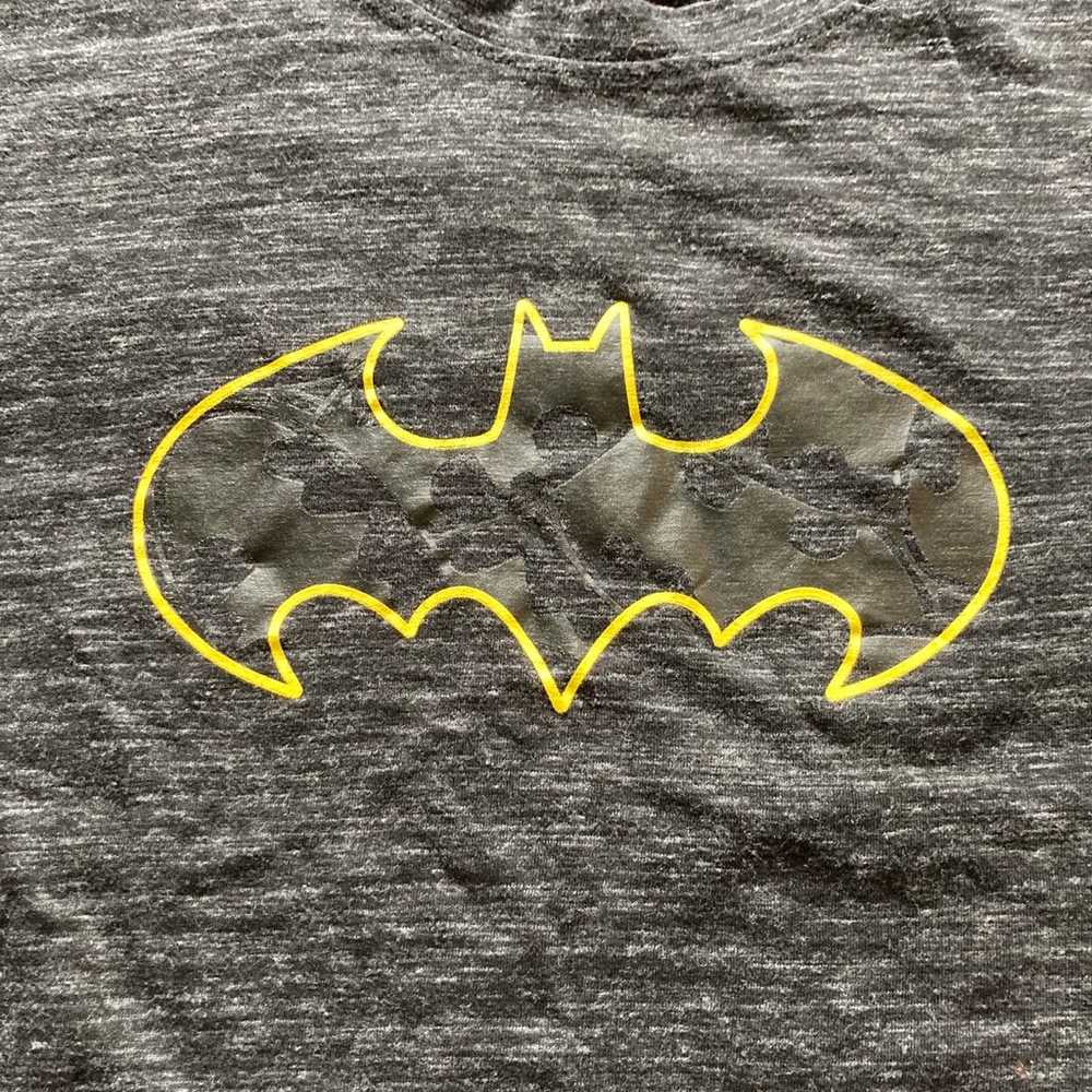 DC comics Batman logo black T-shirt size extra la… - image 2
