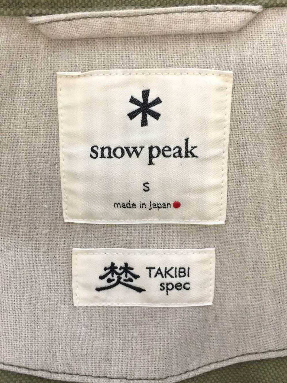 Men's Snow Peak Shirt Jacket/S/Cotton/Khk - image 3