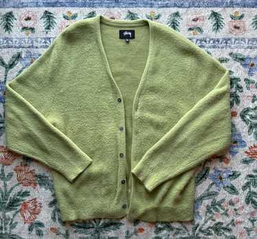 Stussy Stussy “Shaggy” Cardigan Green XL - image 1