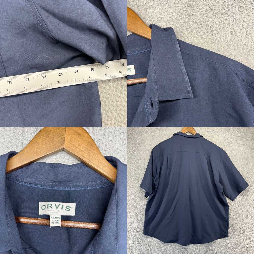 Orvis Orvis Shirt Men's 2XL Blue Lightweight Clas… - image 4