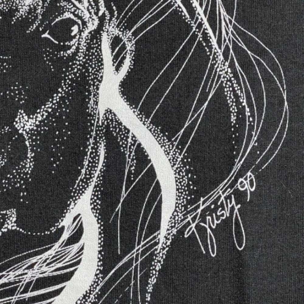 90's Horse Kristy 90 T Shirt Vintage Jerzees Blac… - image 3