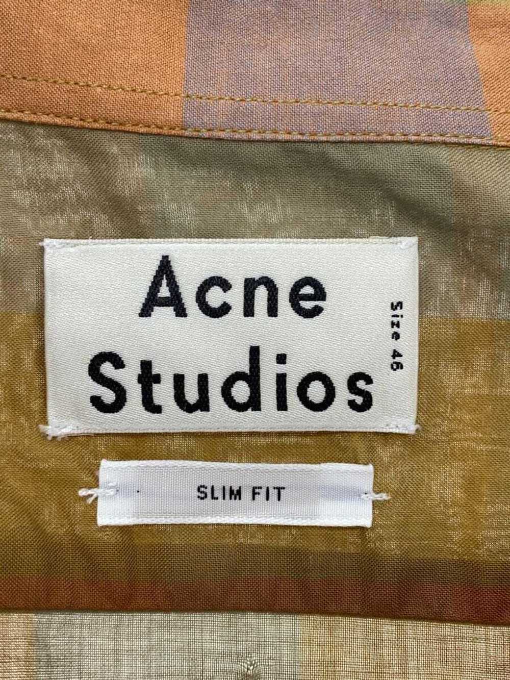 Acne Studios Long Sleeve Shirt/--/Cotton/Brown/Ch… - image 3