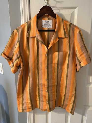Other Tony Shirtmakers Linen Sunset Camp shirt