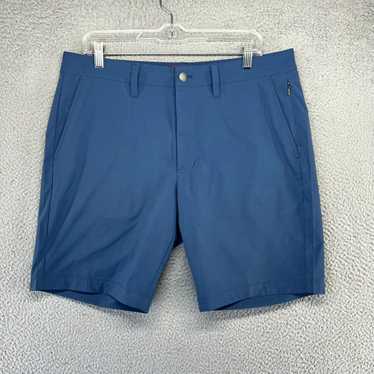 UNTUCKit Untuckit Shorts Men's 34 Blue Chino Khaki