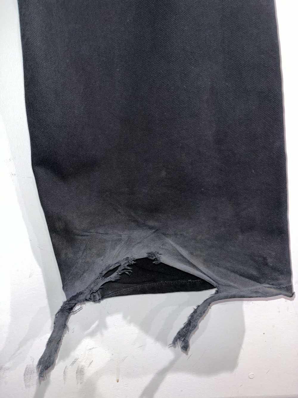 Balenciaga Baggy Pants in black soft left hand de… - image 5