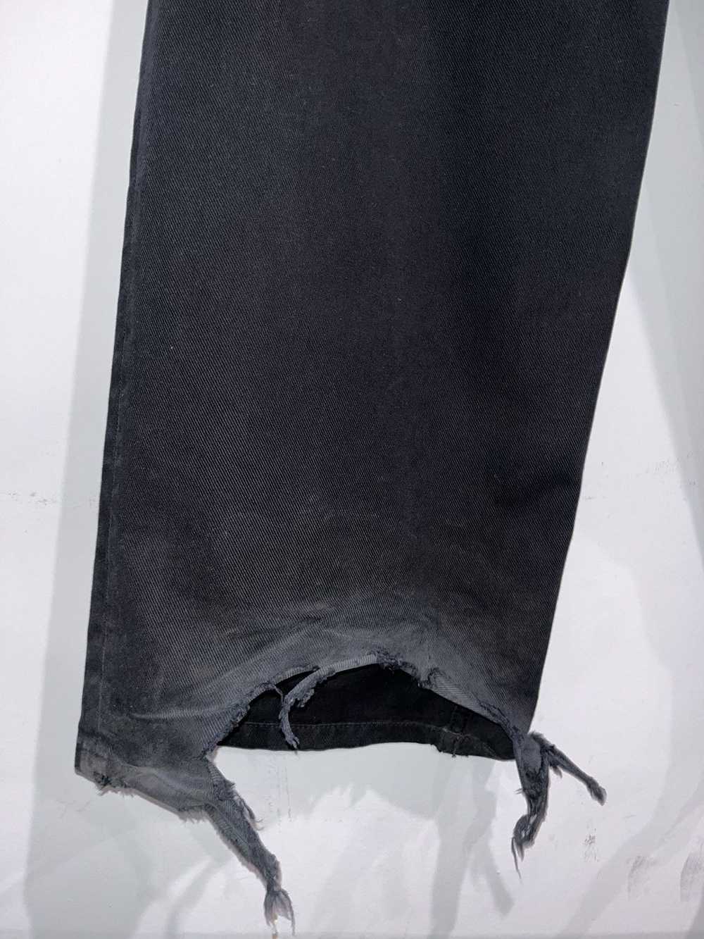 Balenciaga Baggy Pants in black soft left hand de… - image 6