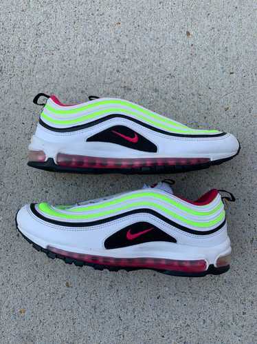 Nike Nike Air Max 97 White/Black/Volt/Rush Pink