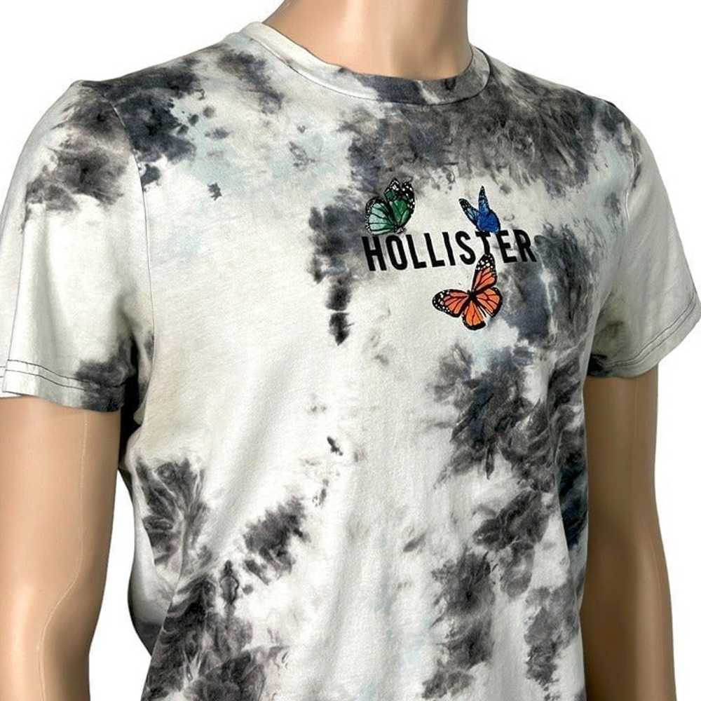 Hollister California Mens M White & Black Tie Dye… - image 6