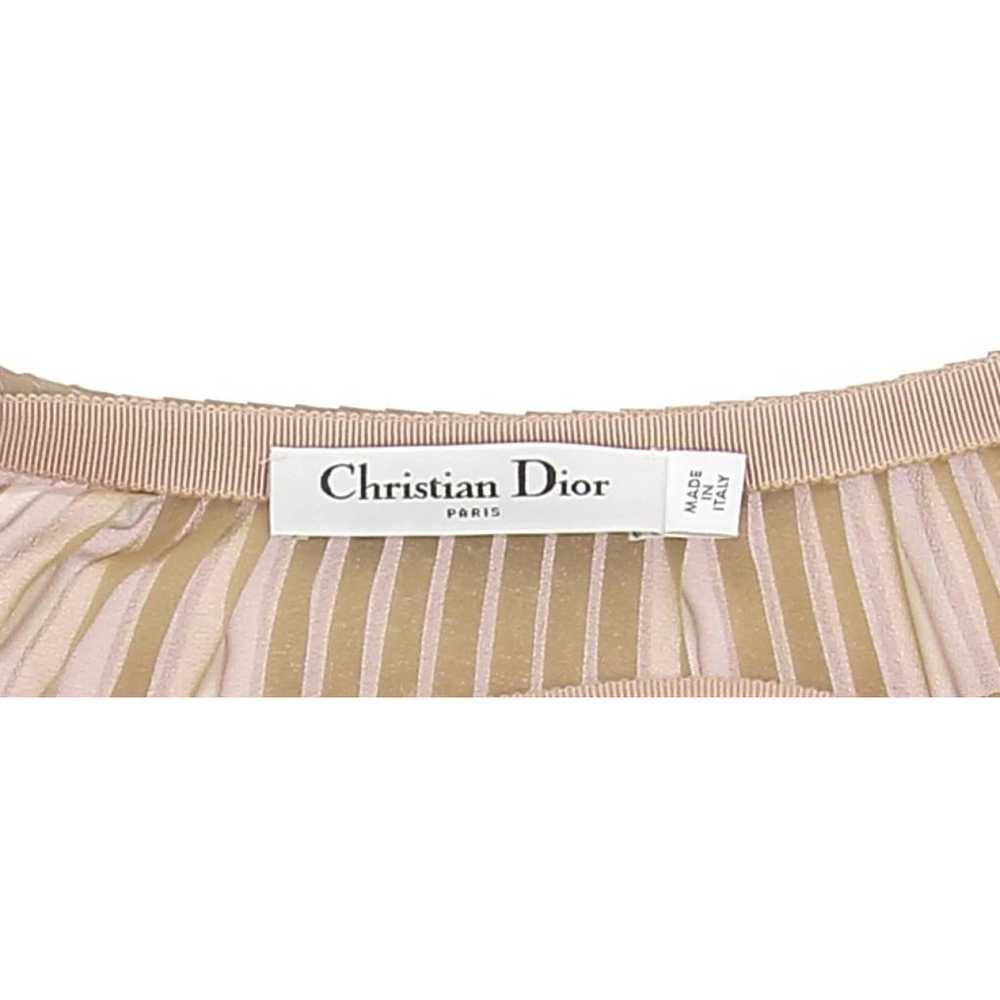 Dior Silk maxi skirt - image 6