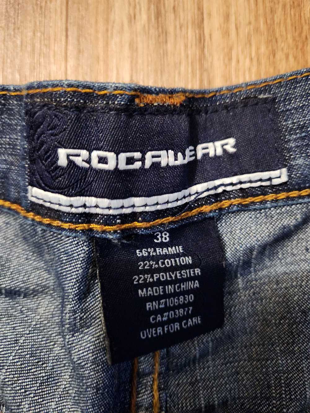 Rocawear Dark blue rocawear baggy jeans classic f… - image 3