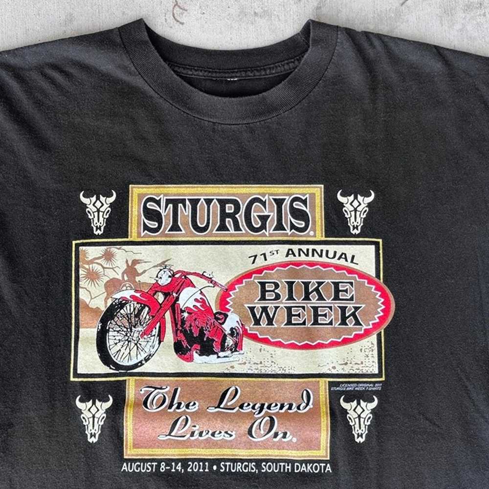 2011 Sturgis Bike Week Rally T Shirt - image 2